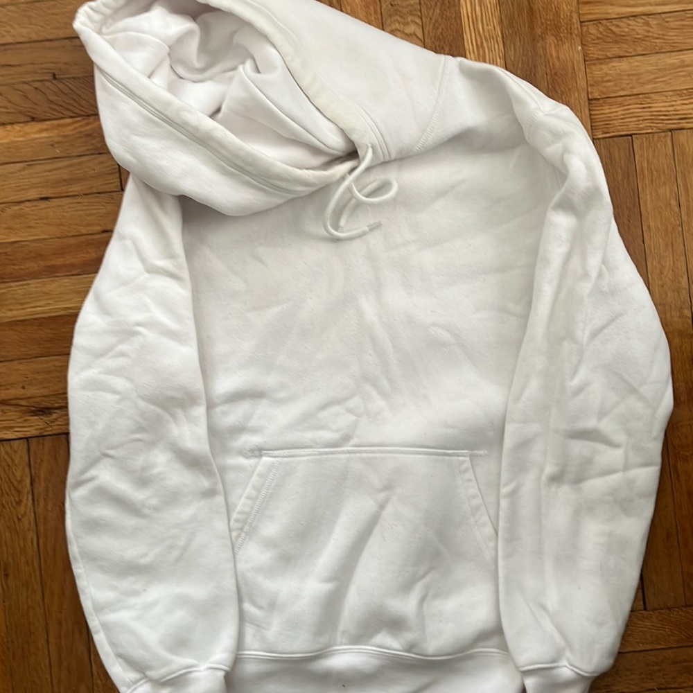 White hoodie size small